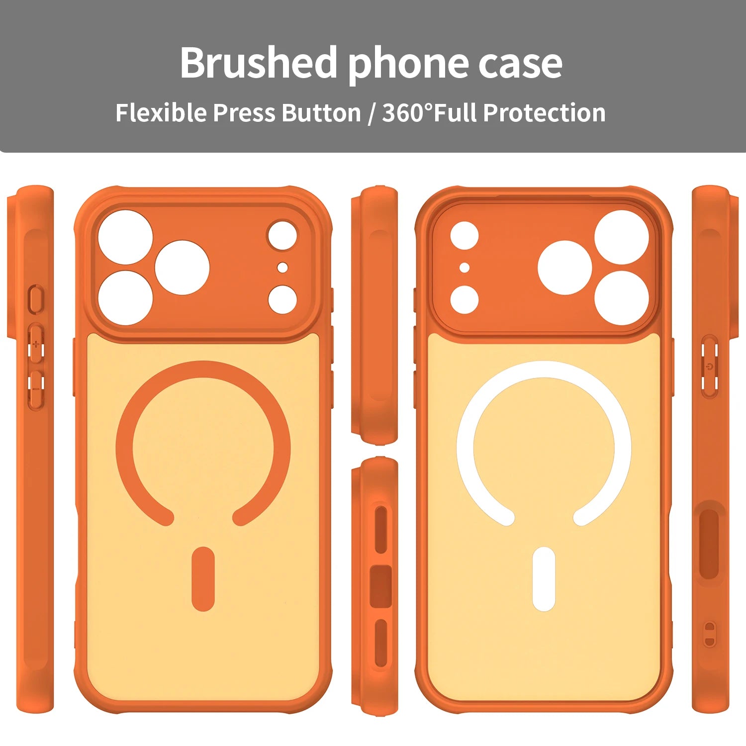 iPhone 17 Air Classic Skin Feel Matte Translucent Protect Case