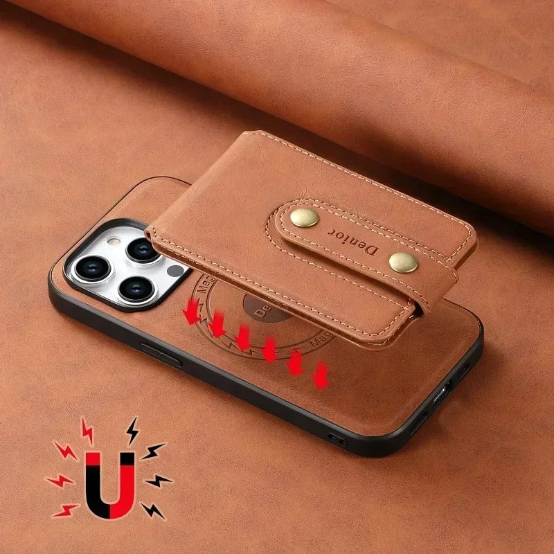 Luxury Retro Flip Wallet - Caseably