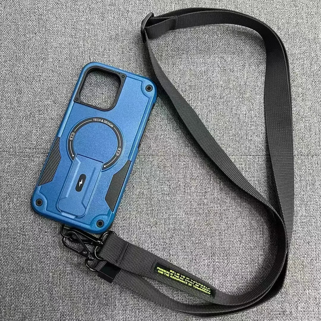 Long Strap Crossbody Magsafe Case - Caseably