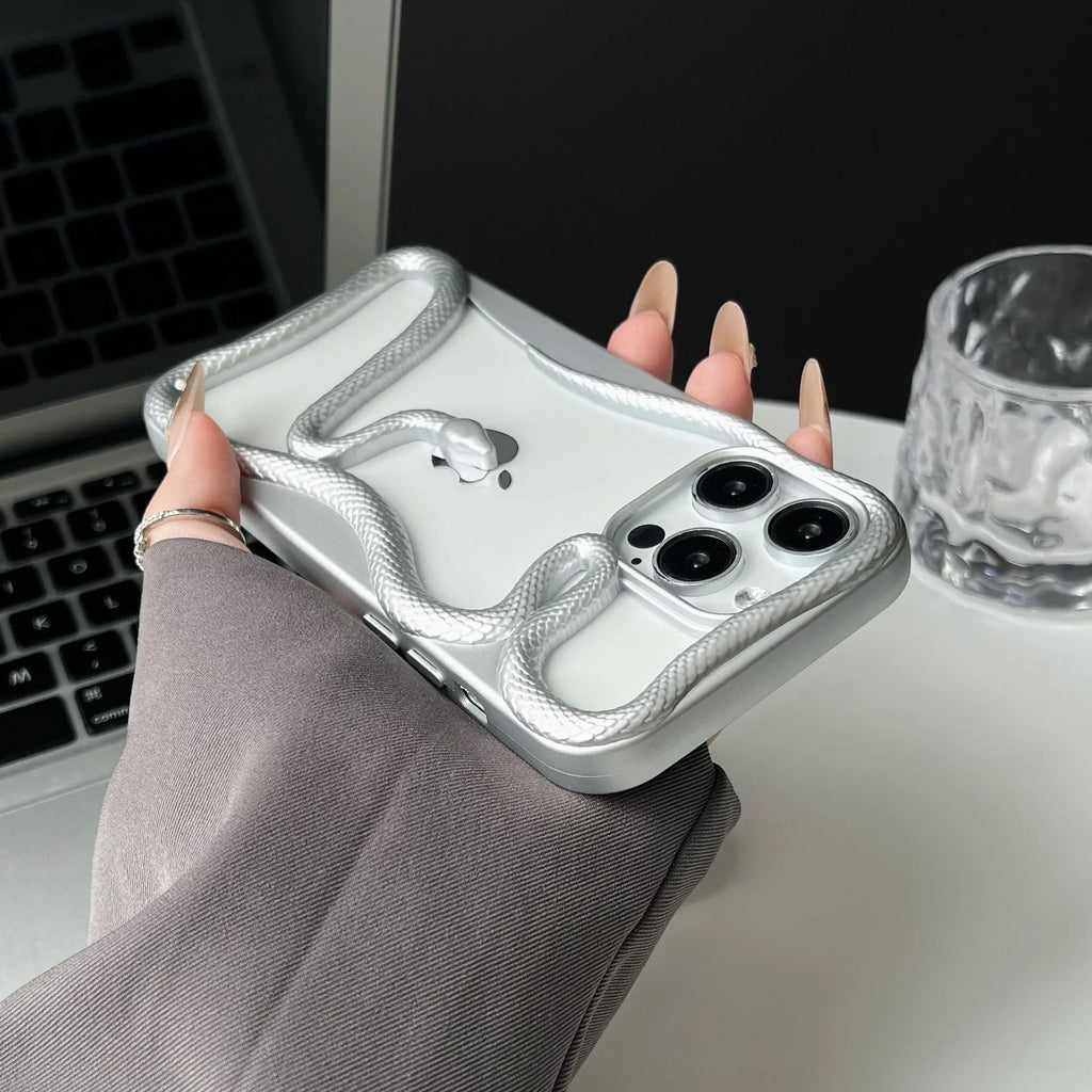 Cool 3D Snake Hollow Phone Case - Caseably