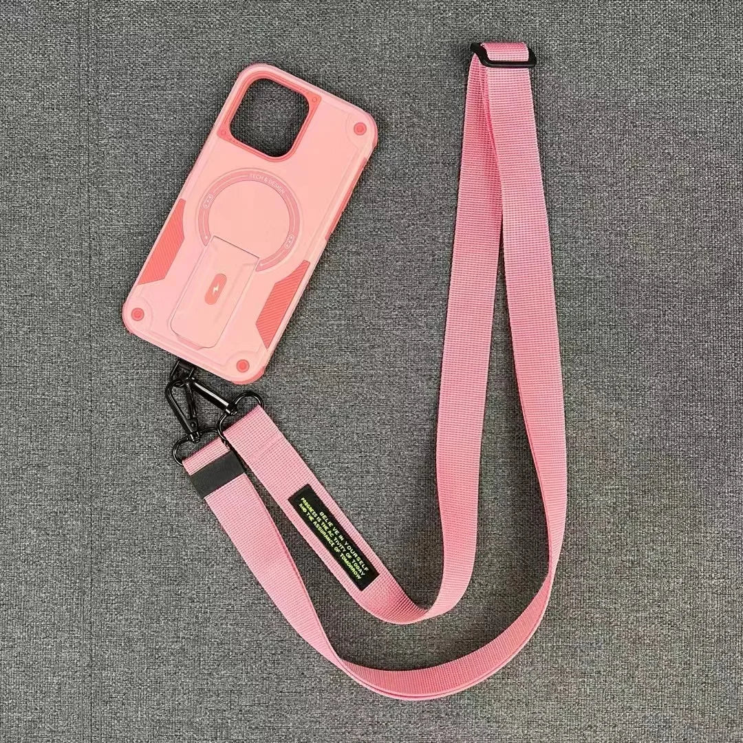 Long Strap Crossbody Magsafe Case - Caseably