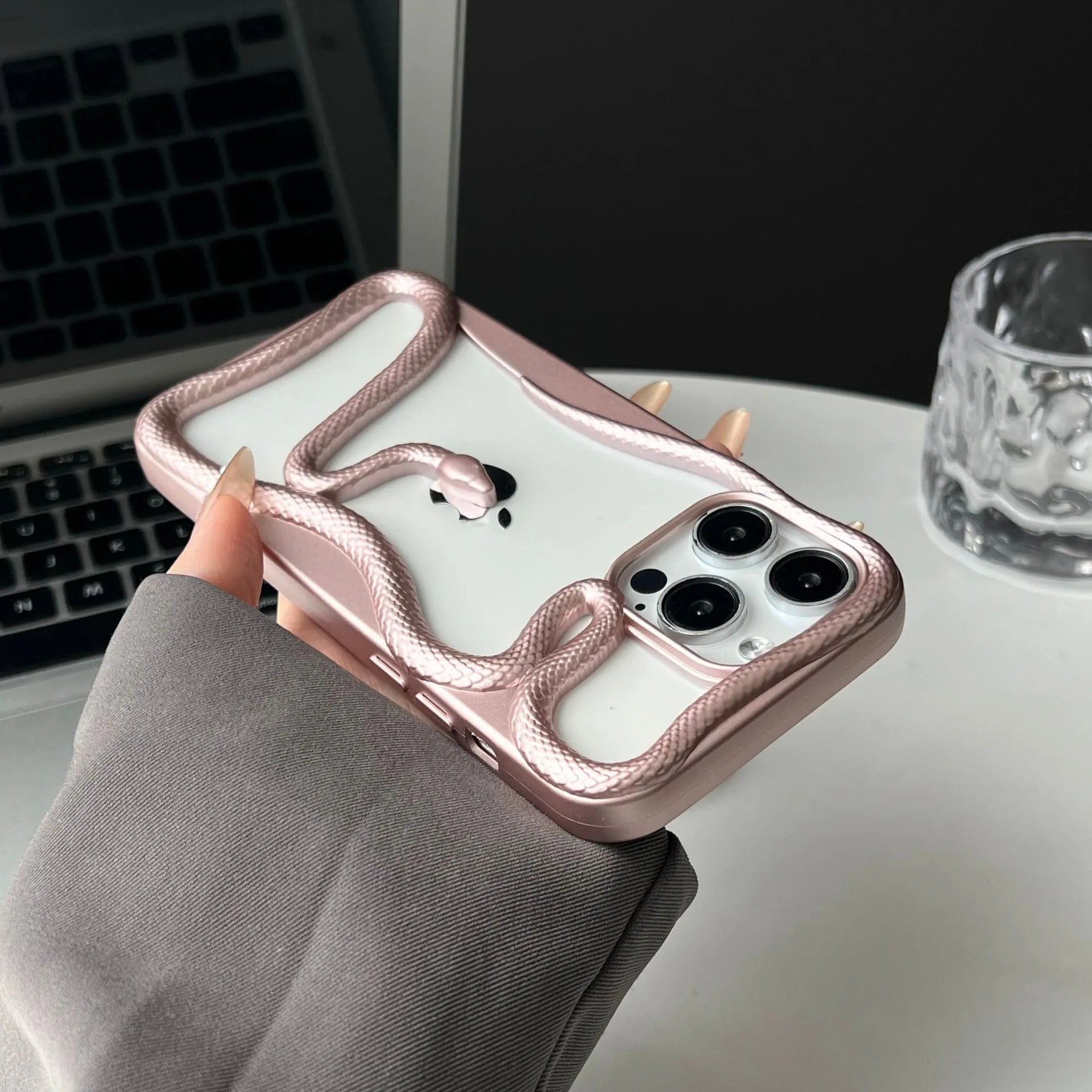 Cool 3D Snake Hollow Phone Case - Caseably