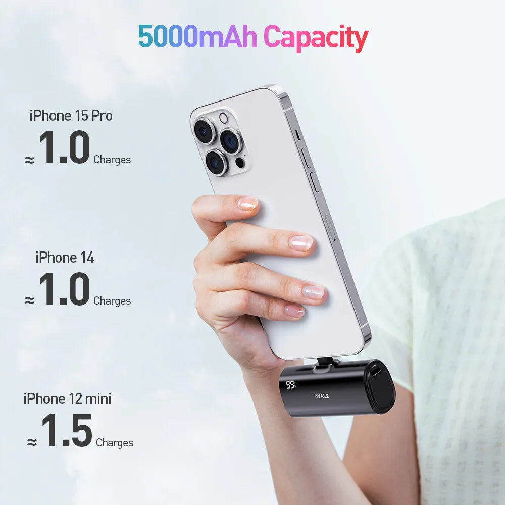 IWALK Portable Capsule Power Bank - Caseably