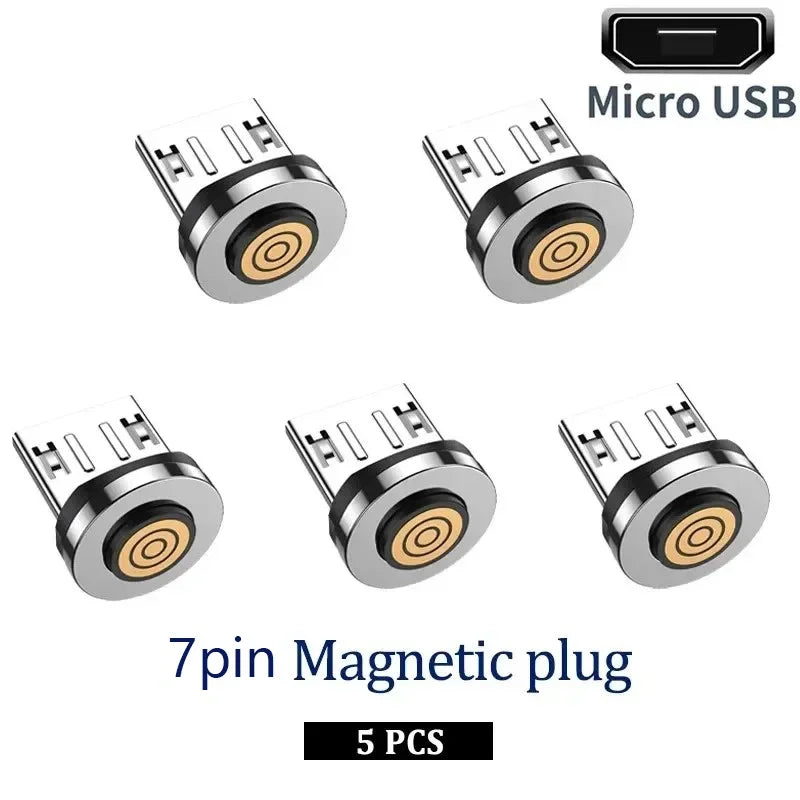 5PCS 7PIN Magnetic Cable Plug