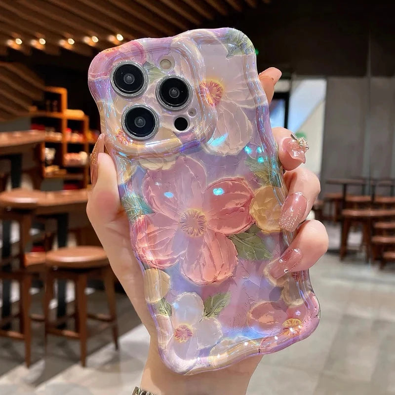 Luxury Light Flowers Phone Case - Caseably