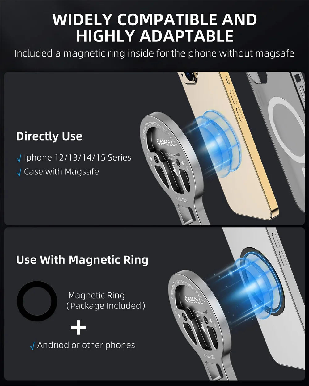 Foldable Magnetic Tablet Phone Holder