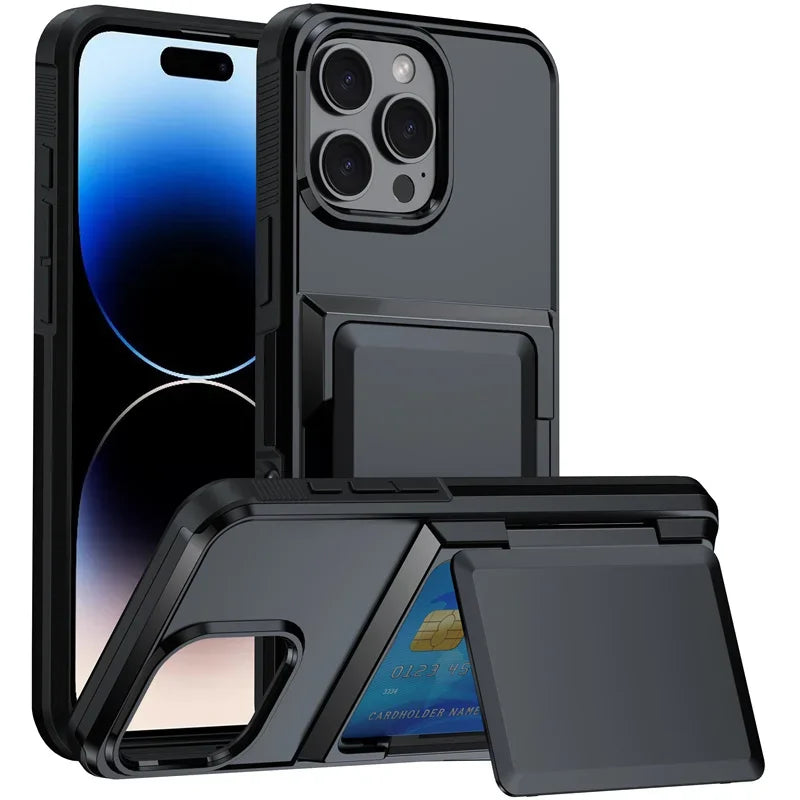 Card Wallet Phone Cases - Caseably