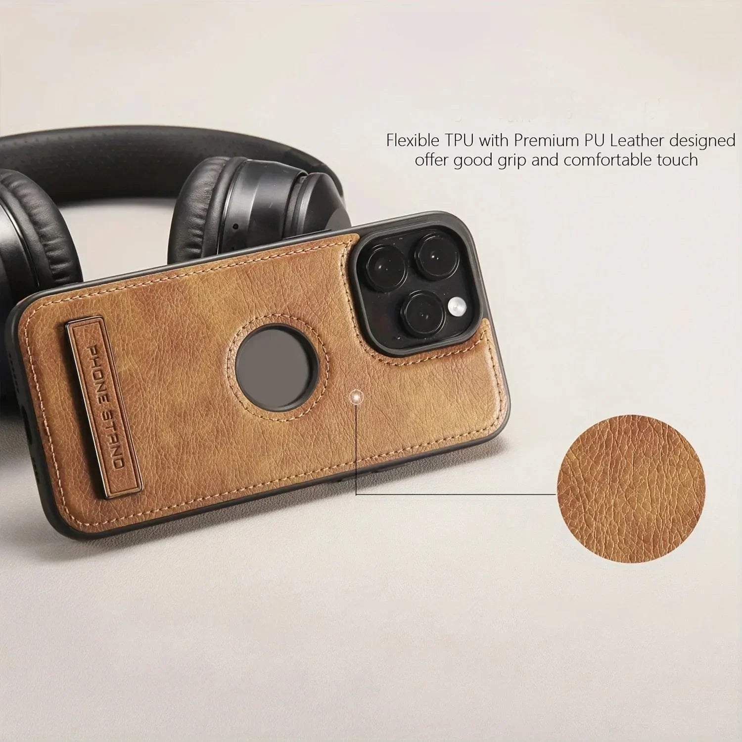 Luxury Leather Phone Case For iPhone 17