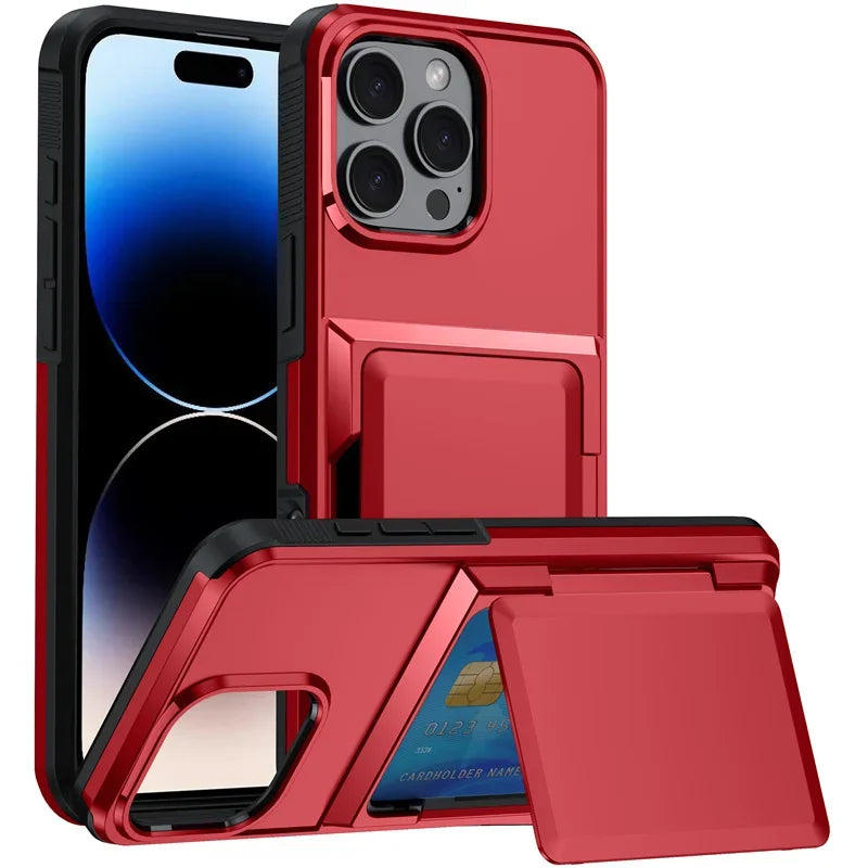 Card Wallet Phone Cases - Caseably