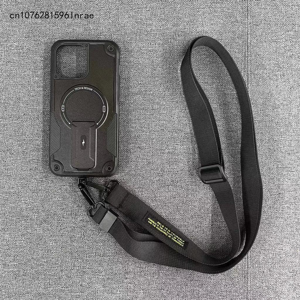 Long Strap Crossbody Magsafe Case - Caseably