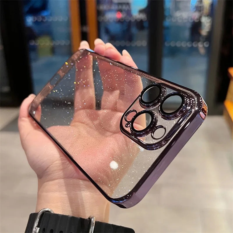 Bling Glitter Plating Phone Case - Caseably