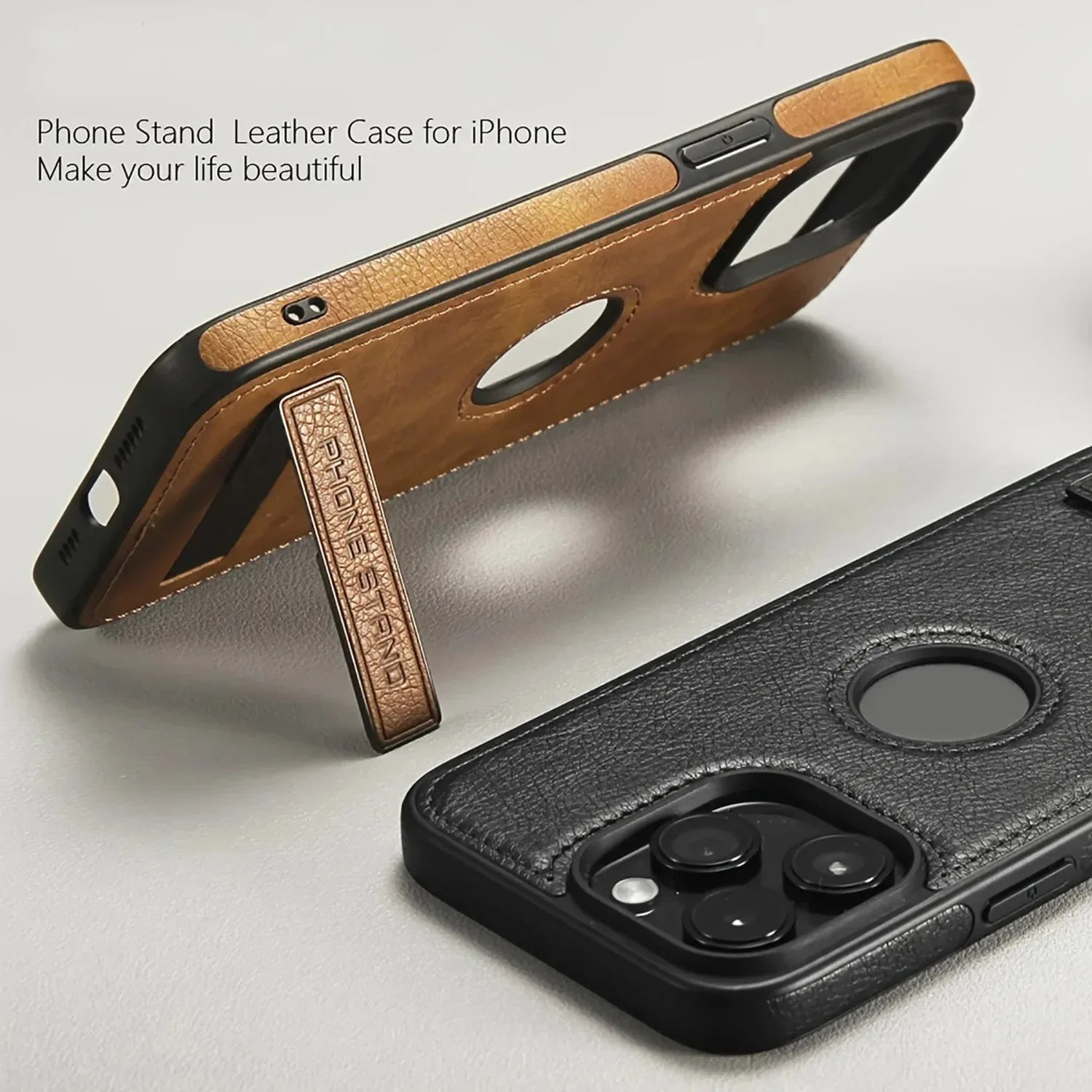 Luxury Leather Phone Case For iPhone 17