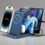 5-in-1 Fast Wireless Charging Station - Caseably