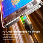 120W Type C Fast Charging Cable - Caseably