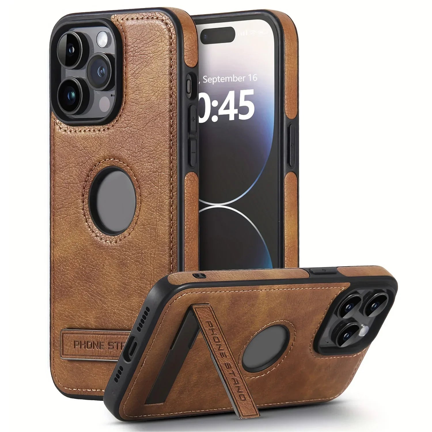 Luxury Leather Phone Case For iPhone 17