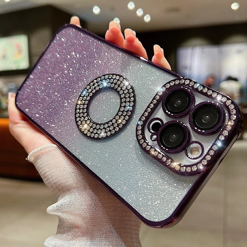Electroplated Diamond Glitter Phone Case - Caseably