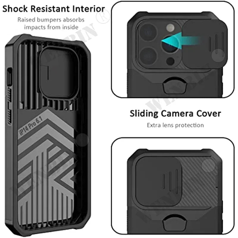 Heavy Duty Sliding Camera And Card Clip Cover