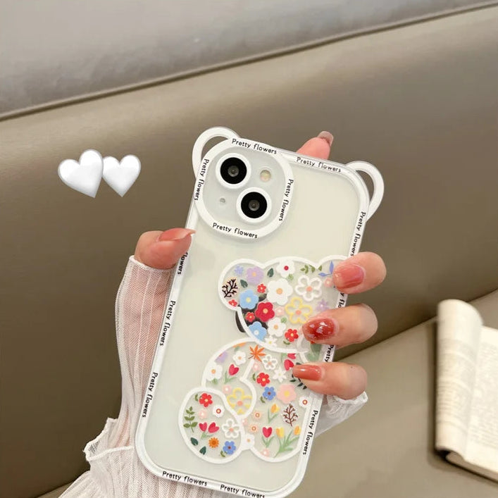 Cute Cartoon Bear Phone Case - Caseably