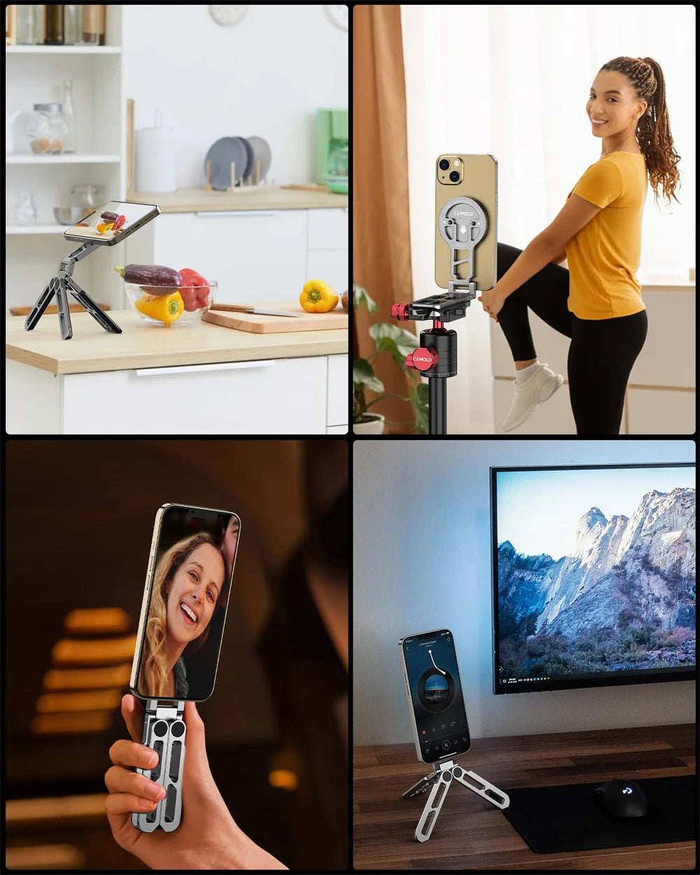 Foldable Magnetic Tablet Phone Holder