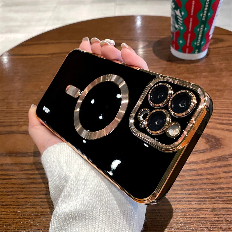 Electroplated Magnetic Magsafe Charge Case - Caseably