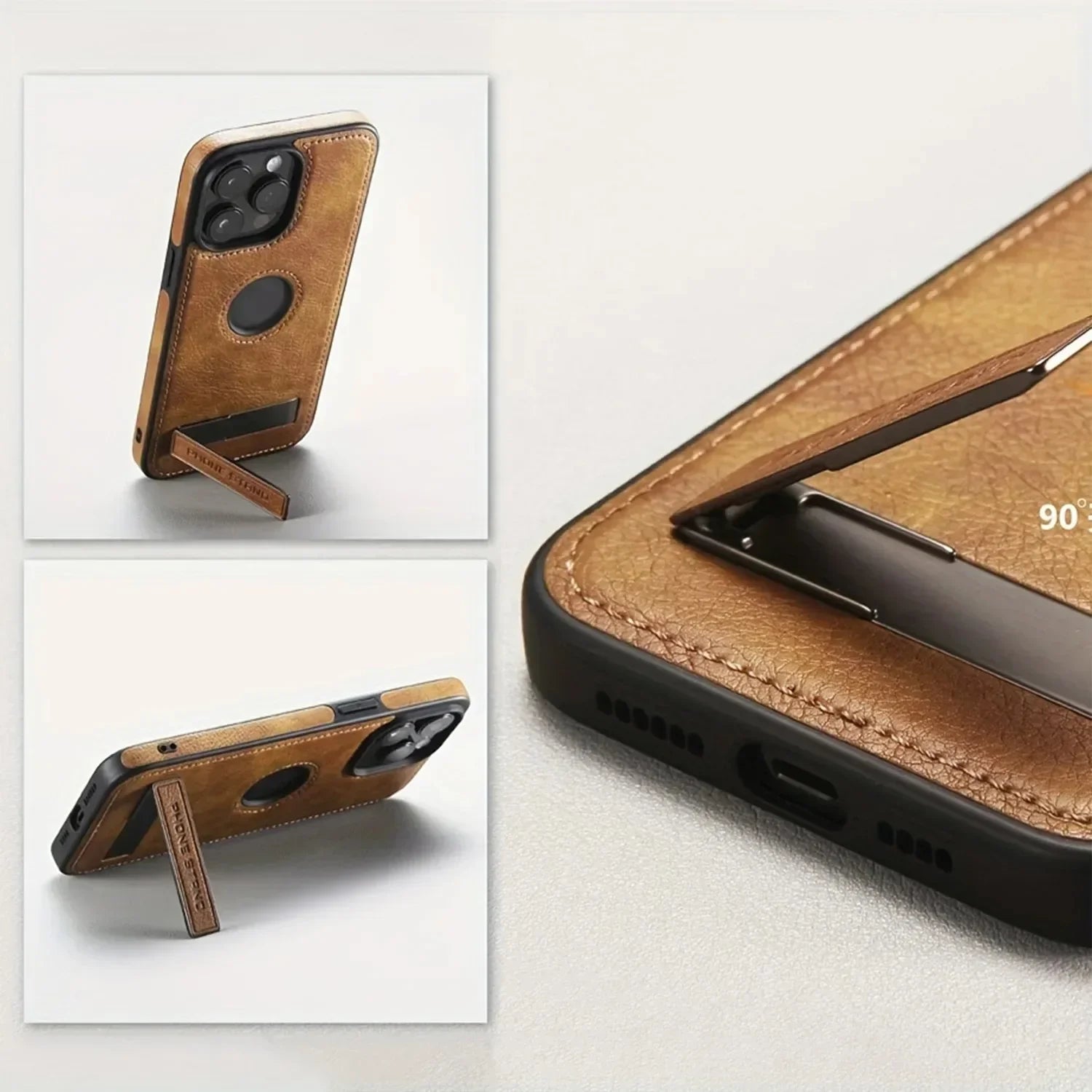 Luxury Leather Phone Case For iPhone 17