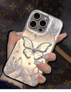 Luxury Butterfly Laser Glitter Phone Case - Caseably