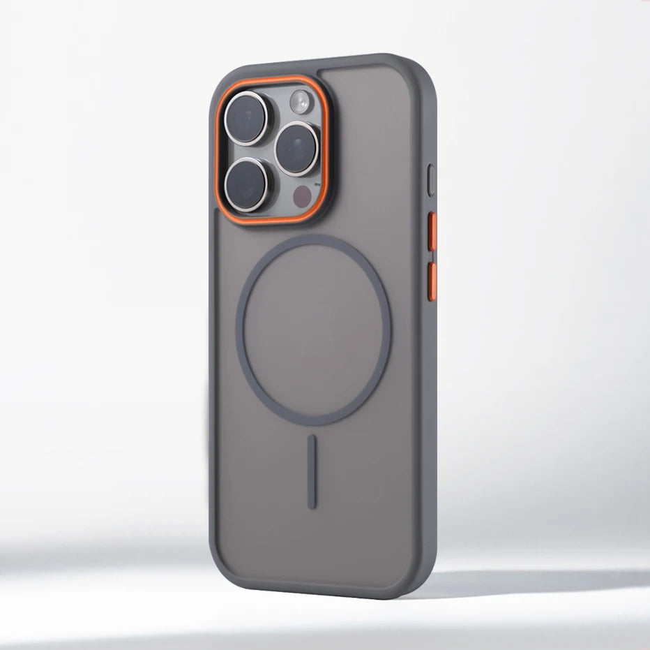 Luxury Matte Translucent Magnetic Case