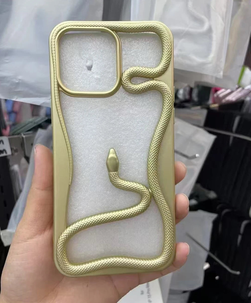 Cool 3D Snake Hollow Phone Case - Caseably