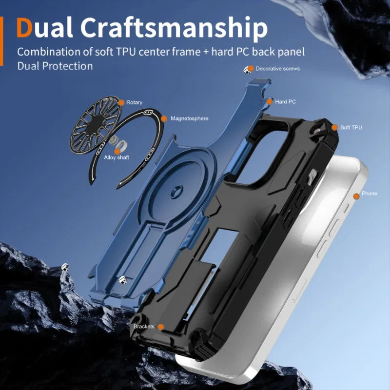 Luxurious Armor 2-in-1 Shockproof Case
