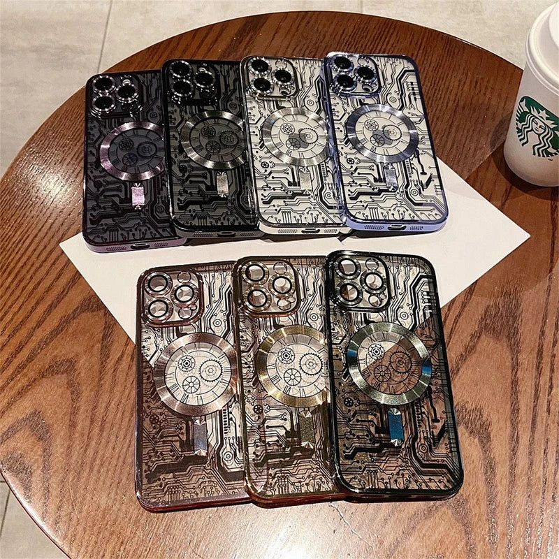 Luxury Magsafe Mechanical Gear Case - Caseably