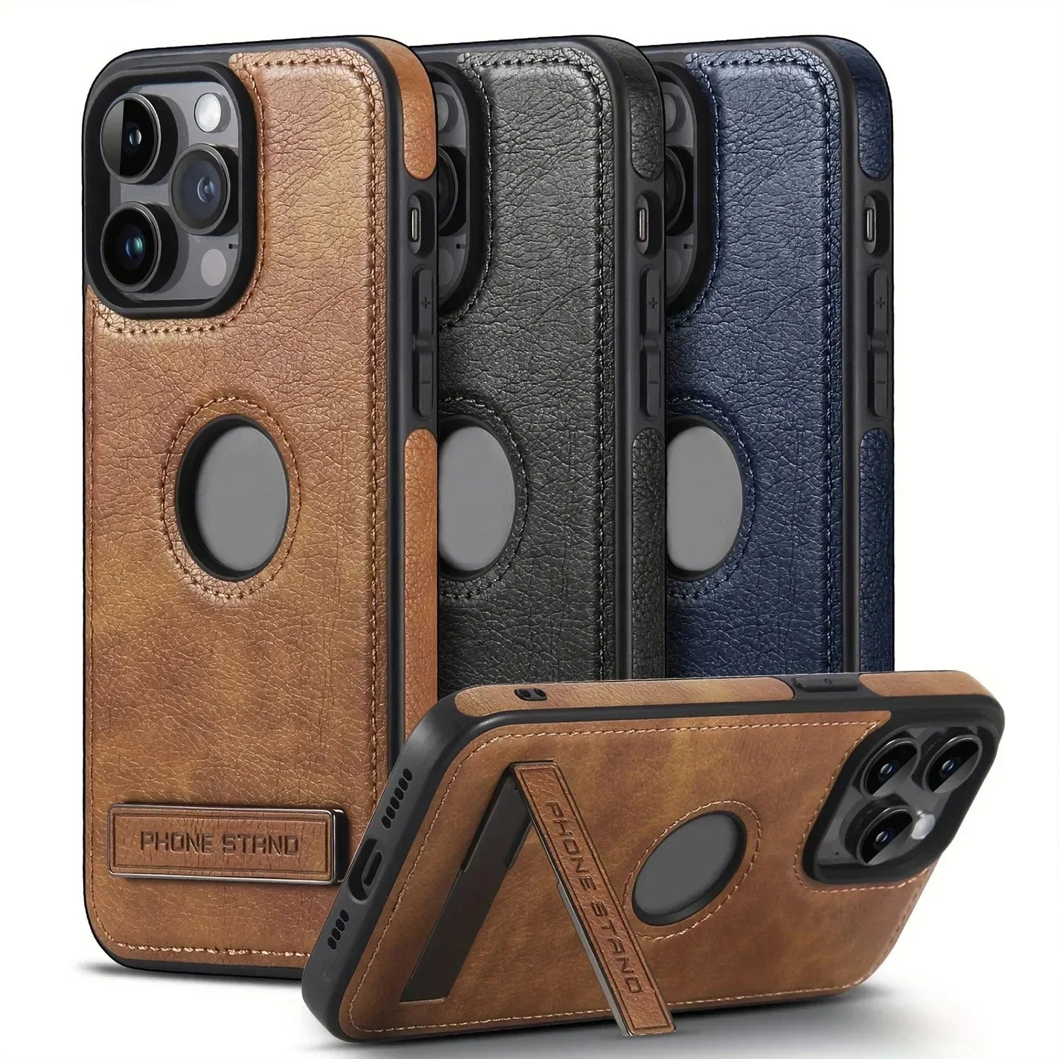 Luxury Leather Phone Case For iPhone 17