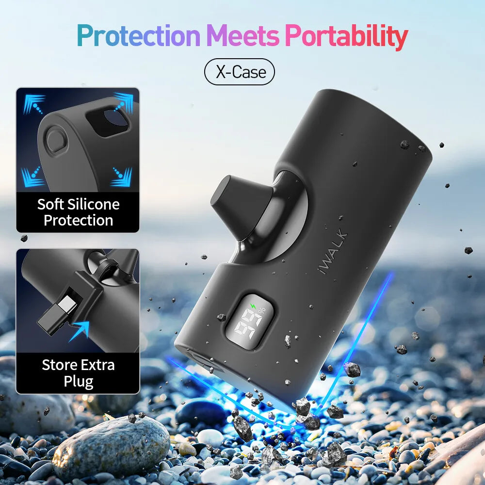 IWALK Portable Capsule Power Bank - Caseably