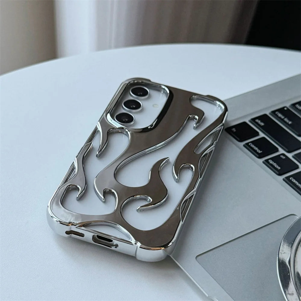 Hollow Slim Flame Pattern Case - Caseably