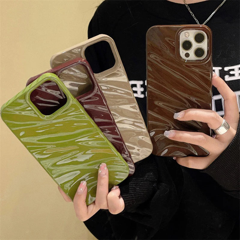 Luxury Fashion 3D Wave Case - Caseably