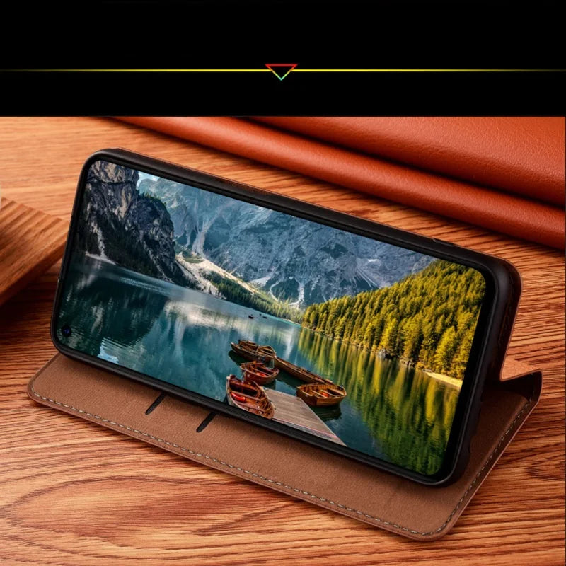 Genuine Leather Case iPhone 17