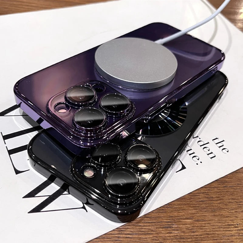 Electroplated Magsafe Wireless Charging Case - Caseably