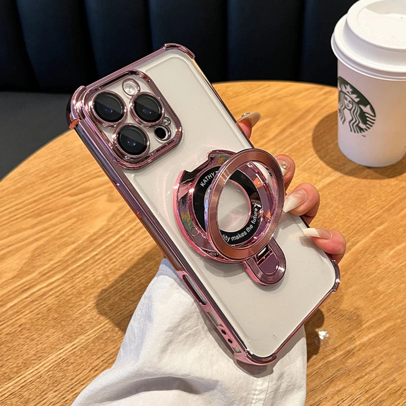 Plating Magsafe Wireless Charge Case - Caseably