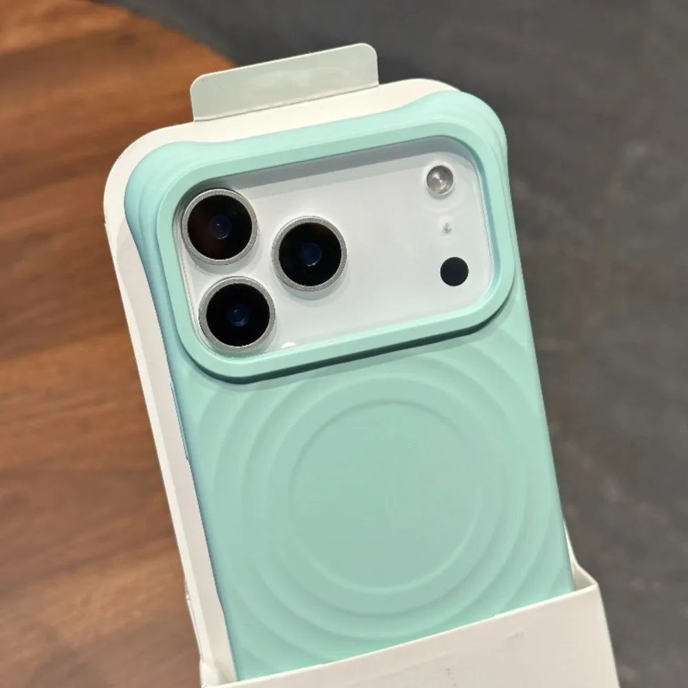Liquid Silicone Ripples Magnetic Phone case
