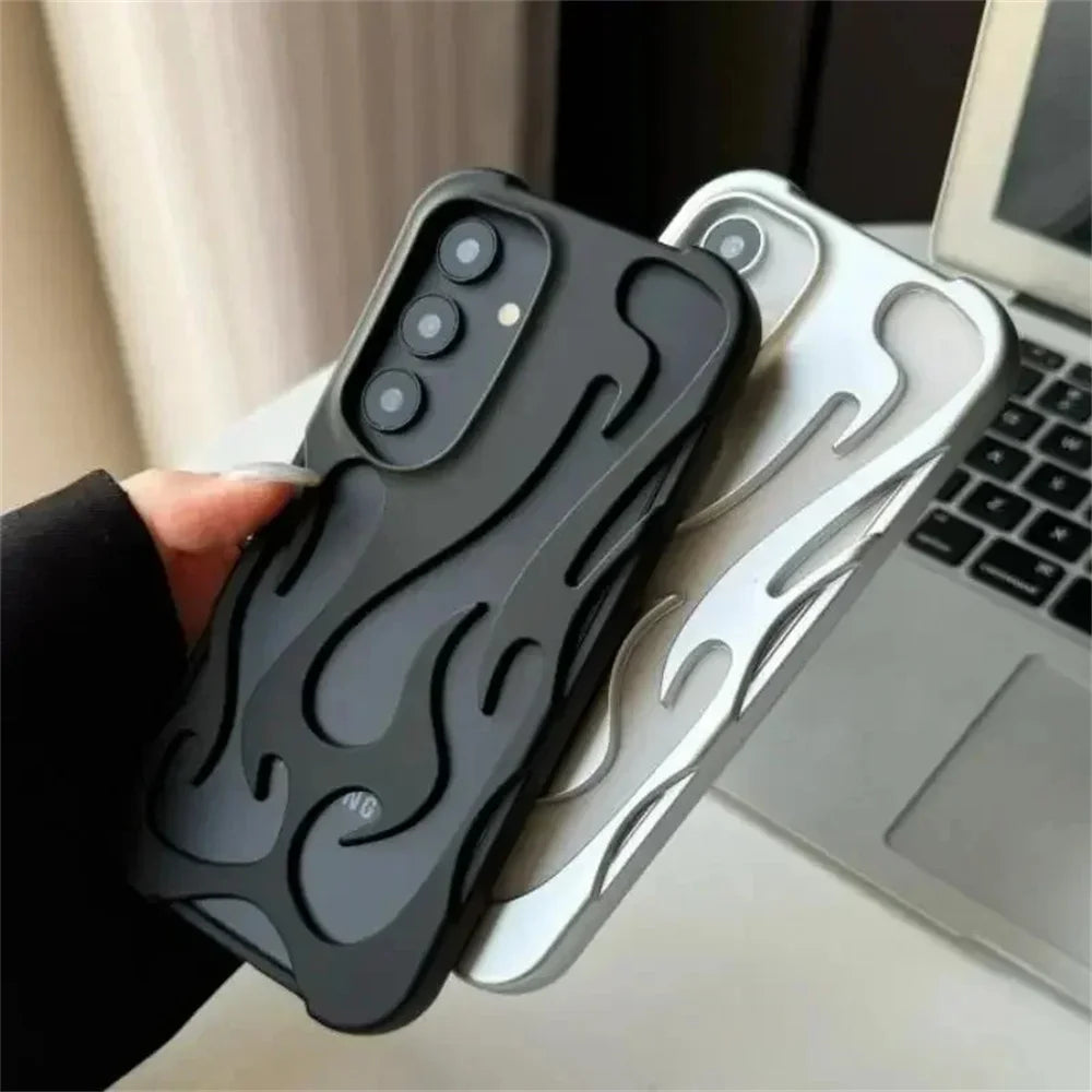 Hollow Slim Flame Pattern Case - Caseably