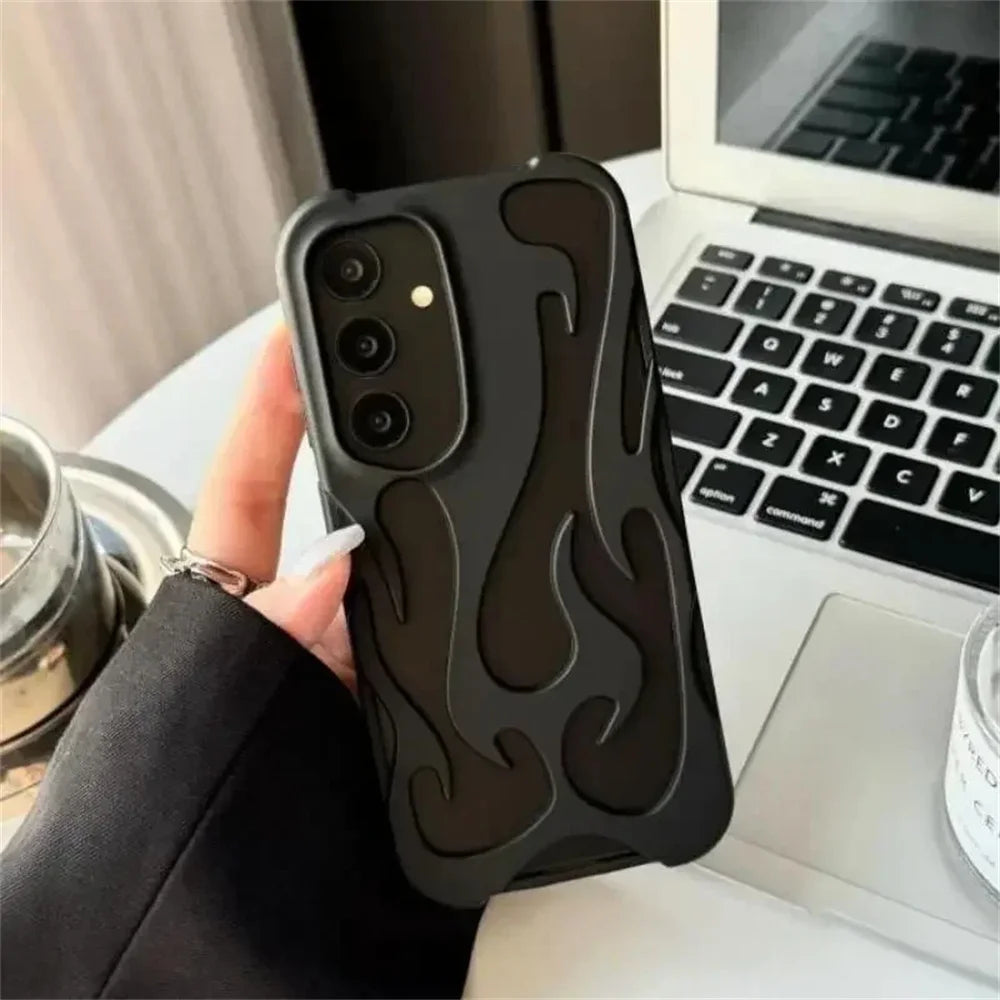 Hollow Slim Flame Pattern Case - Caseably