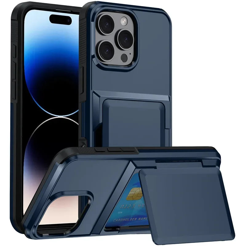 Card Wallet Phone Cases - Caseably