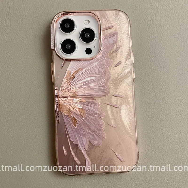 Luxury Butterfly Laser Glitter Case - Caseably