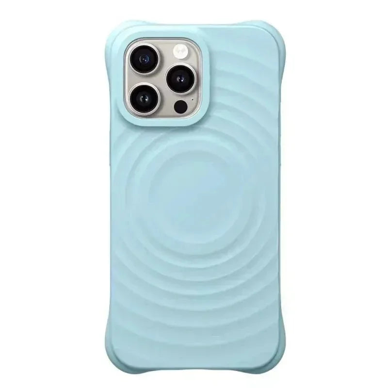 Liquid Silicone Ripples Magnetic Phone case