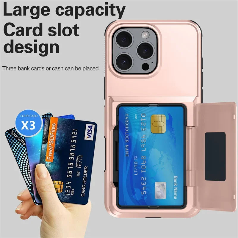 Card Wallet Phone Cases - Caseably