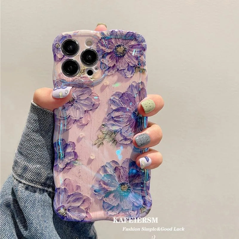 Luxury Light Flowers Phone Case - Caseably