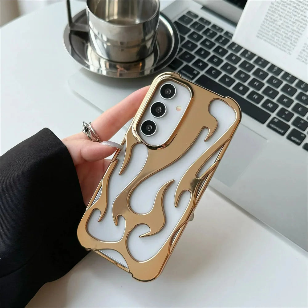 Hollow Slim Flame Pattern Case - Caseably