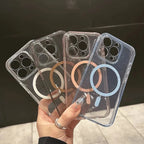 Luxury Glitter Magsafe Transparent Phone Case - Caseably