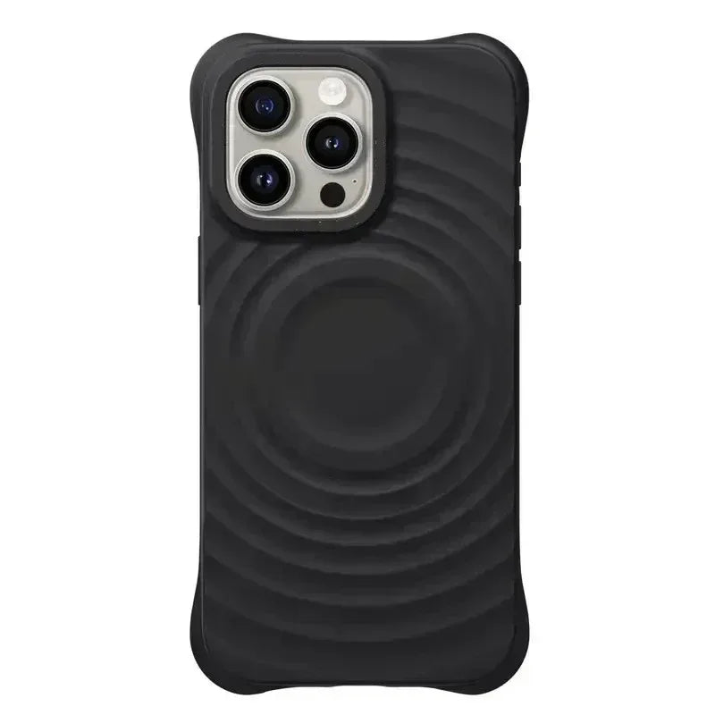 Liquid Silicone Ripples Magnetic Phone case
