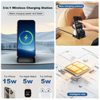 3-in-1 Wireless Charging Station - Caseably