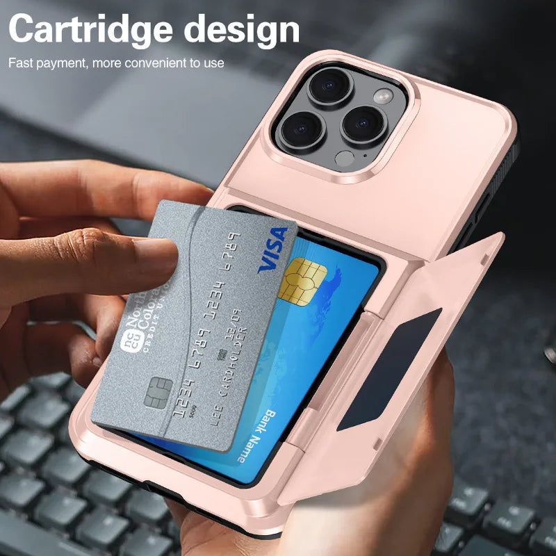 Card Wallet Phone Cases - Caseably